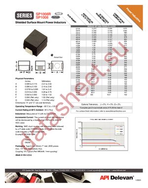 SP1008R-104K datasheet  